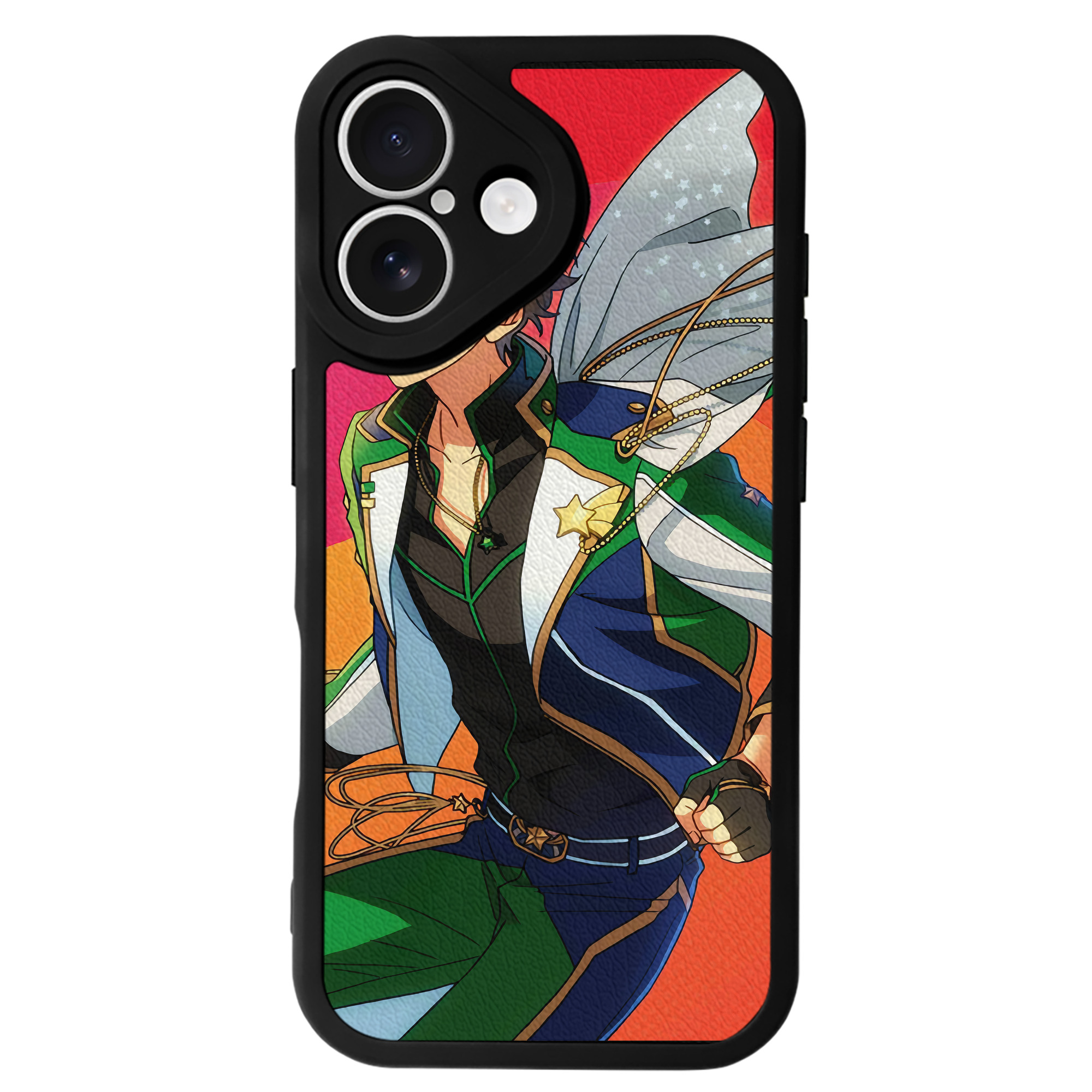 （画像用） あんさんぶるスターズ! Ensemble Stars 【iPhone 16シリーズ対応】シリコンスマホケース（レザー調） 材質：シリコン